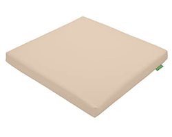 Tuinkussen voor Stoelen | Waterdicht Zitkussen voor Binnen en Buiten | Duurzaam en Comfortabel | Met Bevestigingsriemen | 1 stuk (Steen)