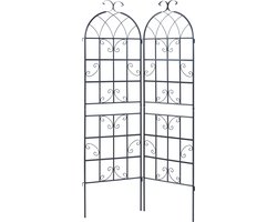 Tuinlatwerk Barrea hekwerk voor klimplanten 180x50 cm set van 2 casa.pro