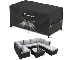 Tuinmeubel Afdekking - Beschermhoes Meubels - Buitenmeubels Beschermen - Waterdicht Oxford Weefsel - 300x250x100 cm - Zwart