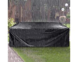 Tuinmeubel Afdekking - Beschermhoes Waterdicht - Meubels Beschermen - 420D Oxford Materiaal - 250 x 80 x 90 cm - Zwart