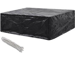 Tuinmeubelafdekking - Beschermhoes meubels - Meubels beschermen - Waterdicht UV-bestendig - 250 x 210 cm - Zwart