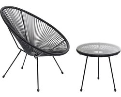 Tuinmeubelair Acapulco Mono zwart Kare Design