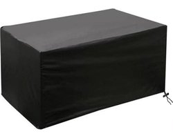 Tuinmeubelhoes - 160*160*80CM - 420D Oxford Stof Meubelhoezen - tuintafel meubelhoes - Ademend - Waterproof - zwart - Rechthoekig - winddicht - Anti-UV Duty - Scheurbestendig