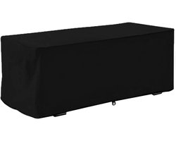 Tuinmeubelhoes - 240×140×90 cm - Waterdichte Beschermhoes Tuinmeubelen - Beschermhoes voor tuintafel en stoel - Beschermhoes voor Tuinstoelen - Waterdichte Beschermhoes - Hoezen voor Tuinmeubelen - Ademend - UV-bestendig - Stofdicht - Zwart