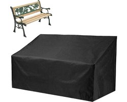 Tuinmeubelhoes - Beschermhoes Tuinbank – Water- en stofdicht – Oxford-stof - Duurzaam – Hoes voor terrasmeubilair – Beschermhoes voor tuinbanken – Geschikt voor tuinbanken en ander meubilair - 134 x 66 x 89 cm – Zwart