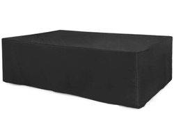 Tuinmeubelhoes - Beschermhoes voor buiten tafel en stoelen - Beschermhoes Tuinmeubelen - Buitenhoes - Weersbestendige - Waterdicht - Hoes voor tafel en stoelen - Winddicht en Anti-UV voor Stoel en Tafel - 180*150*80cm - zwart - 210D Oxford-doek