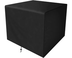Tuinmeubelhoes - Buitenhoes voor tafel - 90x90x90cm - Weersbestendige Beschermhoes - Waterdicht, Winddicht, Anti-UV - Tuinhoezen - 210D Oxford - Zwart