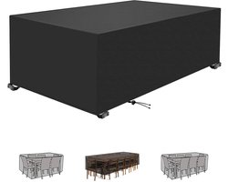 Tuinmeubelhoes - Outdoor beschermhoes - Meubels beschermen - Waterdicht 420D Oxford - 270x180x80 cm - Zwart