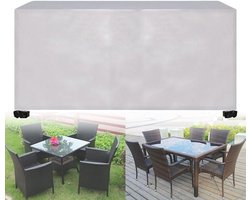 Tuinmeubelhoes - Outdoor Cover - Meubels Beschermen - Waterdicht UV-bestendig - 190x70x85cm - Zilver