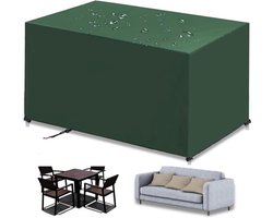 Tuinmeubelhoes Rechthoekig - Terrasmeubelhoes Waterdicht - Meubels Beschermen - 420D Oxford Stof - 200x160x85 cm - Groen