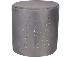 Tuinmeubelhoes Rond - Outdoor Cover Tafel - Meubels Beschermen - Waterdicht Oxford Stof - 200x94cm - Zwart