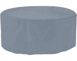 Tuinmeubelhoes Rond - Outdoor Tafel Cover - Meubels Beschermen - Waterdicht Oxford Stof - 140x110cm - Zwart