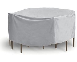 Tuinmeubelhoes Ronde Cover - Tafelhoes Outdoor - Meubels Beschermen - Waterdicht Oxford Doek - Niet Gespecificeerd - Grijs