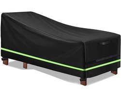 Tuinmeubelhoes - Stoelhoes Outdoor - Meubels Beschermen - 420D Oxford Stof - 200 x 75 x 70 cm - Zwart