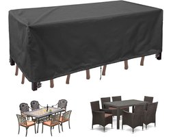Tuinmeubelhoes - Terrashoes Meubelbeschermer - Meubels Beschermen - Waterdicht Oxford Materiaal - 400x160x100 cm - Zwart