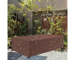 Tuinmeubelhoes - Terrasmeubel Beschermhoes - Meubels Beschermen - Waterdicht Winddicht UV Bestendig - 200 x 250 x 200cm - Bruin