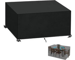 Tuinmeubelhoes - Terrasmeubel bescherming - Meubels beschermen - Waterdicht 420D Oxford - 400 x 280 x 85 cm - Zwart