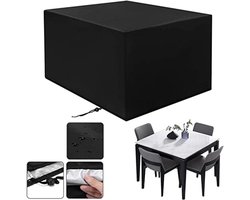 Tuinmeubelhoes - Terrasmeubelhoes - Bescherming Buitenmeubels - Scheurvast 420D Oxford - 130x100x70 cm - Zwart
