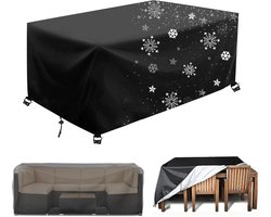 Tuinmeubelhoes - Terrasmeubelhoes - Meubelen Beschermen - Scheurvast 420D Oxford - 150 x 75 x 65 cm - Zwart