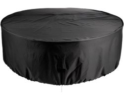 Tuinmeubelhoes - Tuintafel hoes - Beschermhoes - Oxford-Stof - Meubelhoezen - Waterdichte en Stofdichte Hoes - UV-Bestendig - Rond - voor Patio Meubels - 120*75 cm - Zwart