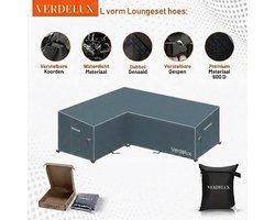 Tuinmeubelhoes Verdelux Antraciet 255x255x90 cm