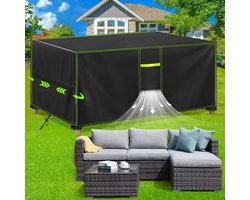 Tuinmeubelhoes - Waterdicht en ademend - 1 stuk - 420D Oxford - 200x90x75 cm