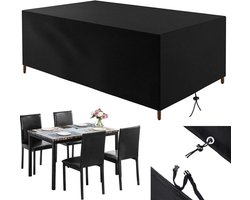 Tuinmeubelhoezen - Beschermhoezen Outdoor - Meubels Beschermen - Waterdicht en Scheurbestendig - 210 x 150 x 80 cm - Zwart