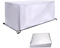 Tuinmeubelhoezen - Outdoor meubilair - Bescherming tegen weer - Waterdicht Oxford 420D - 270x110x70cm - Zwart/Zilver