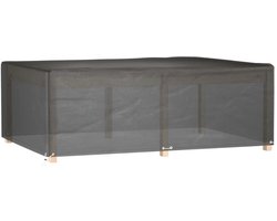 Tuinmeubelhoezen | Tuinmeubelhoes met 12 oogjes rechthoekig 230x165x80 cm