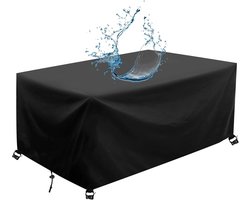 Tuinmeubelhoezen Waterdicht - Terrasmeubel Beschermer - Meubels Beschermen - 420D Oxford Stof - 150x80x85 cm - Zwart