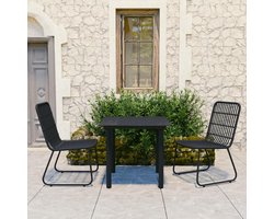 Tuinmeubelset 3-delig - Terrasmeubelen Balkonset - Buiten Zitten - Polyrotan Zittingen - Niet gespecificeerd - Niet gespecificeerd