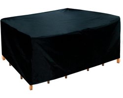 Tuinmeubelset Hoezen - Terrasmeubel Bescherming - Meubels Beschermen - Waterdicht Oxford Stof - 160 x 110 x 100 cm - Zwart