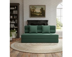 Tuinmeubelset Luxe 5-delige Outdoor Lounge Set voor Balkon en Terras – Verstelbare Stoel met Voetenbank, Salontafel met Glazen Blad – Weerbestendig PE-Rotan – Lichtgrijs, Modern Design – Compact vo...