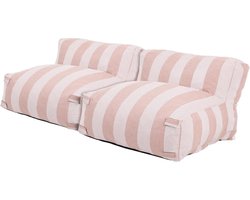 Tuinmeubelset - Modulaire lounge - Buiten ontspannen - Waterafstotende stof - 170 x 85 cm - Roze