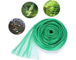 Tuinnet - Multifunctioneel Fijnmazig Tuinnet - Tuinomheiningsnet - Anti-Katten en Anti-Vogel Tuinnet - Groente en Fruit Anti-Vogelnet - Druivenbeschermingsnet - Tuinaccessoires - Geschikt voor Planten, Groenten, Fruit en Vijverbescherming - Groen