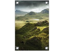 Tuinposter –Berglandschap– 30x40  Foto op Tuinposter (wanddecoratie voor buiten en binnen)
