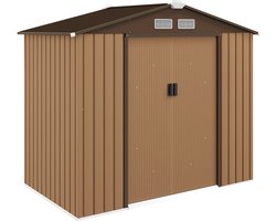 Tuinschuur – Berging – Tuinhuis – Tuinopslag – Gereedschapsberging – Metalen Tuinschuur – 2,5 m² Opbergruimte – Gegalvaniseerd Staal Met Ventilatie