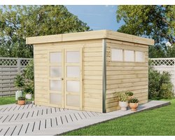 Tuinschuur Kasuko (optioneel met schuin dak)