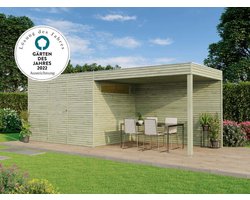 Tuinschuur QB (optioneel met schuin dak)