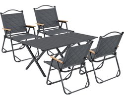 Tuinset Botrugno 5-delig campingset grijs casa.pro