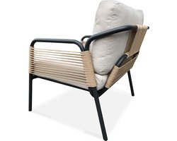 Tuinset CLUB 4 delig Two-seater sofa set Charcoal