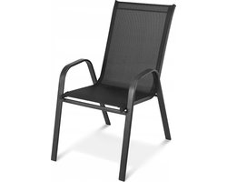 Tuinset - loungeset - 4-delig - zwart