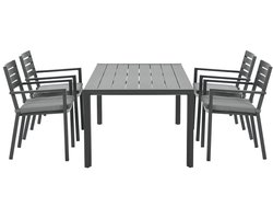Tuinset Oklahoma stoelen - 4 stuks - met tuintafel Gosford - Garden Impressions