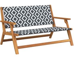 Tuinset | Tuinmeubelen Wit 122 x 78 x 73cm Massief acaciahout