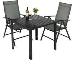 Tuinsets - Tuinstoelen - Tuintafel - Loungeset - Stoelen en Tafels - Zwart