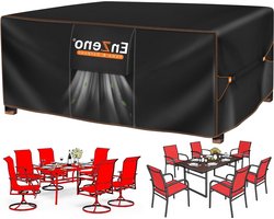 Tuinstafelhoes - Terrasmeubelhoes Beschermhoes - Meubels Beschermen - Waterdicht Oxford Materiaal - 170x140x74cm - Oranje