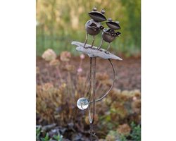 Tuinsteker - Balans kikkers - 150 cm hoog