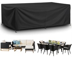 Tuinstoel Cover - Stoelhoes Outdoor - Meubels Beschermen - Waterdicht UV Bestand - 90x90x40cm - Zwart