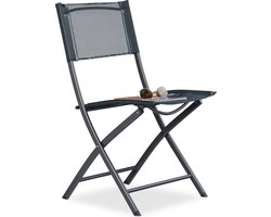 tuinstoel inklapbaar - 87 x 46 x 48 cm - tot 150 kg - licht