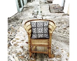 Tuinstoel Malawi chair gemaakt van duurzaam Rotan en Hout